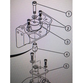 Entretoise support de boite SMAN 206 XS Volant