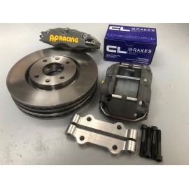Kit freins AP 4 pistons - disques Ø283mm ep:26mm - plaquettes RC6