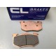 Jeu de plaquettes de frein AR CL RC6 pour étriers Bendix d\'origine