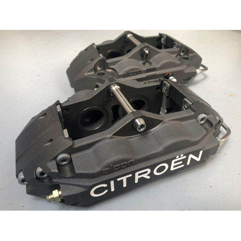 Jeu d'étriers de frein AV 4 pistons Saxo Kit Car
