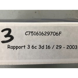 Rapport de 3ème - 16x29 - 3° - ST75/16 Saxo S1600