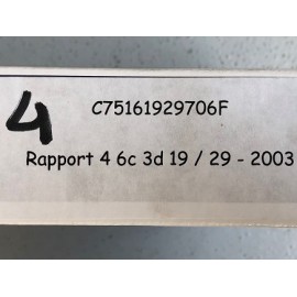 Rapport de 4ème - 19x29 - 3° - ST75/16 Saxo S1600