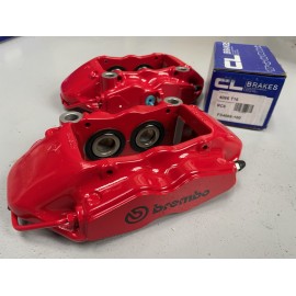 Jeu d'étriers Brembo 4 pistons Mégane 3 RS + plaquettes RC6