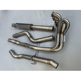 Collecteur + ligne d'échappement type Saxo Kit Car