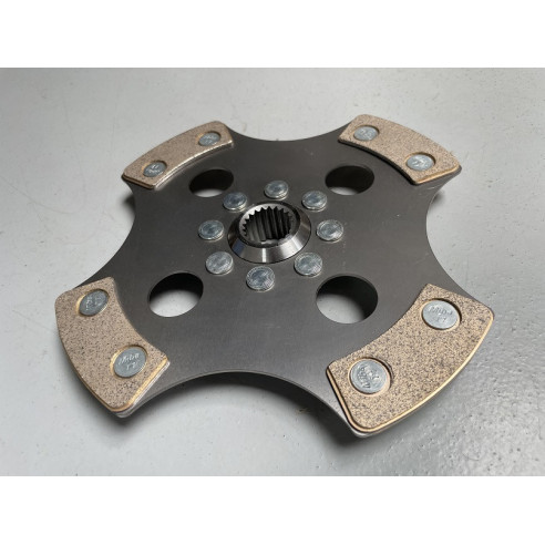 Disque d'embrayage Ø200mm avec moyeu Ø24 / 21 cannelures ep 7,1mm - 206 Volant