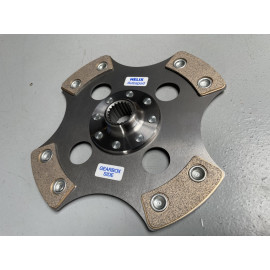 Disque d'embrayage Ø200mm avec moyeu Ø24 / 21 cannelures ep 7,1mm - 206 Volant