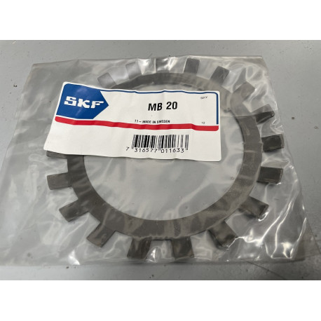 Rondelle frein MB20 SKF 206 S1600 Rondelle frein MB20 SKF 206 S1600