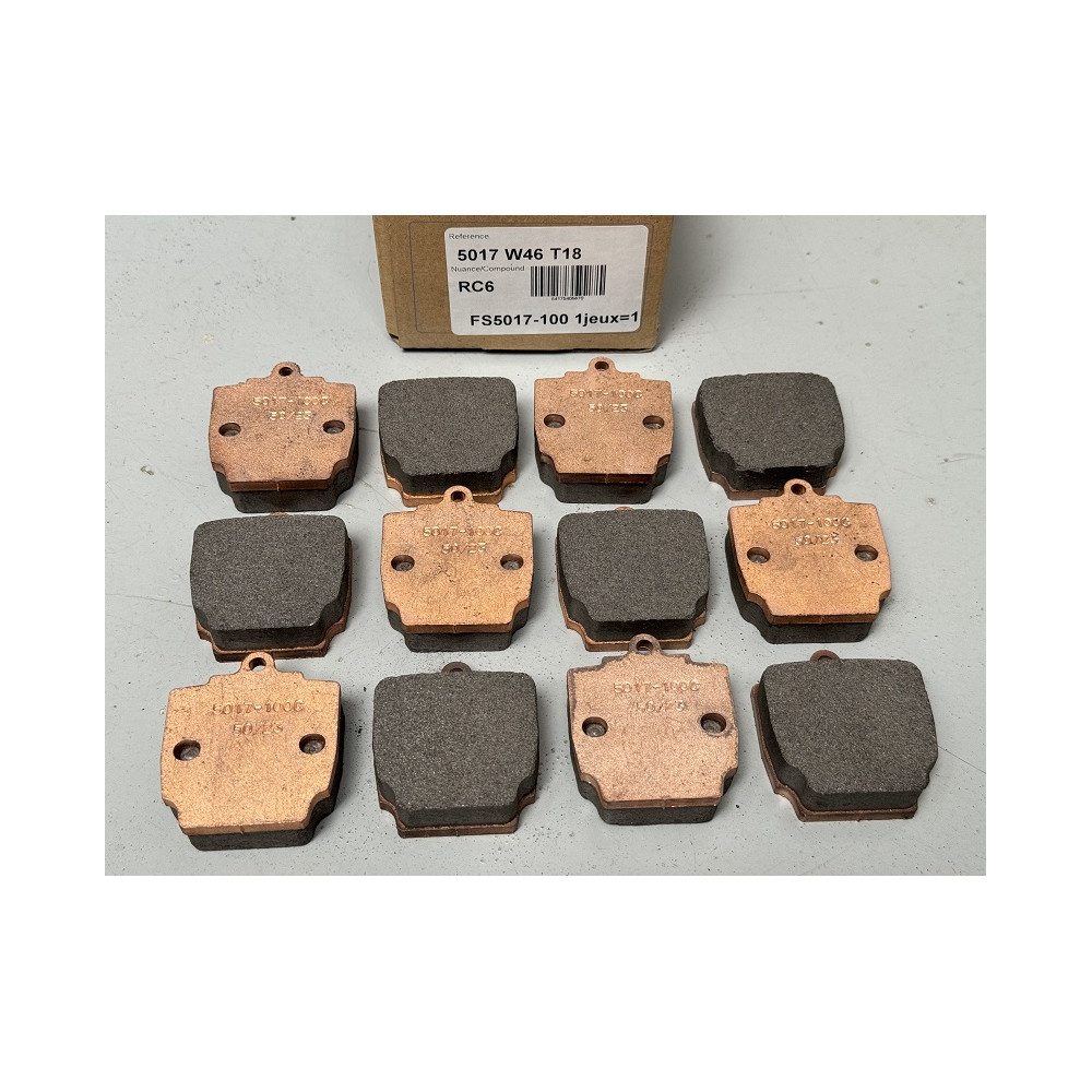 Jeu de plaquettes de frein pour étriers ALCON 12 pistons