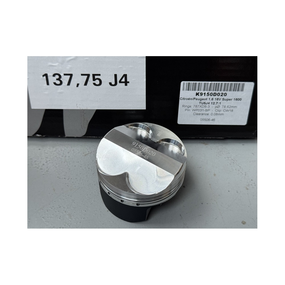 Jeu de 4 pistons forgés Wössner Ø78.7mm type Saxo Kit Car