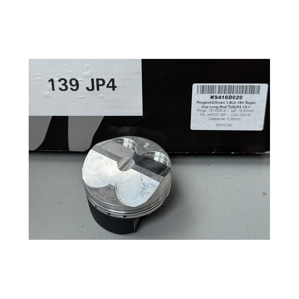 Jeu de 4 pistons forgés Wössner Ø78.7mm type 206 S1600