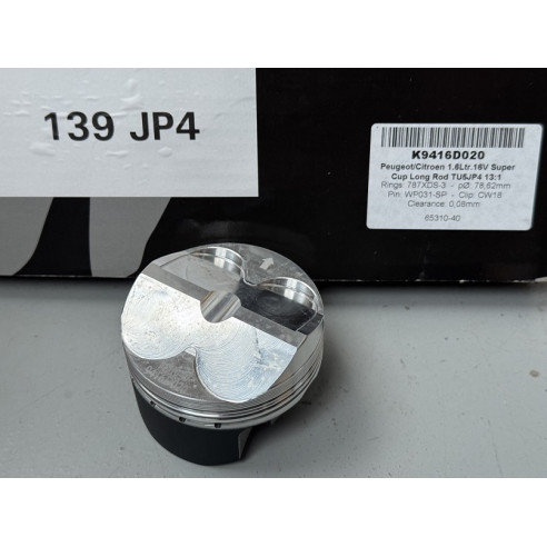 Jeu de 4 pistons forgés Wössner Ø78.7mm type 206 S1600