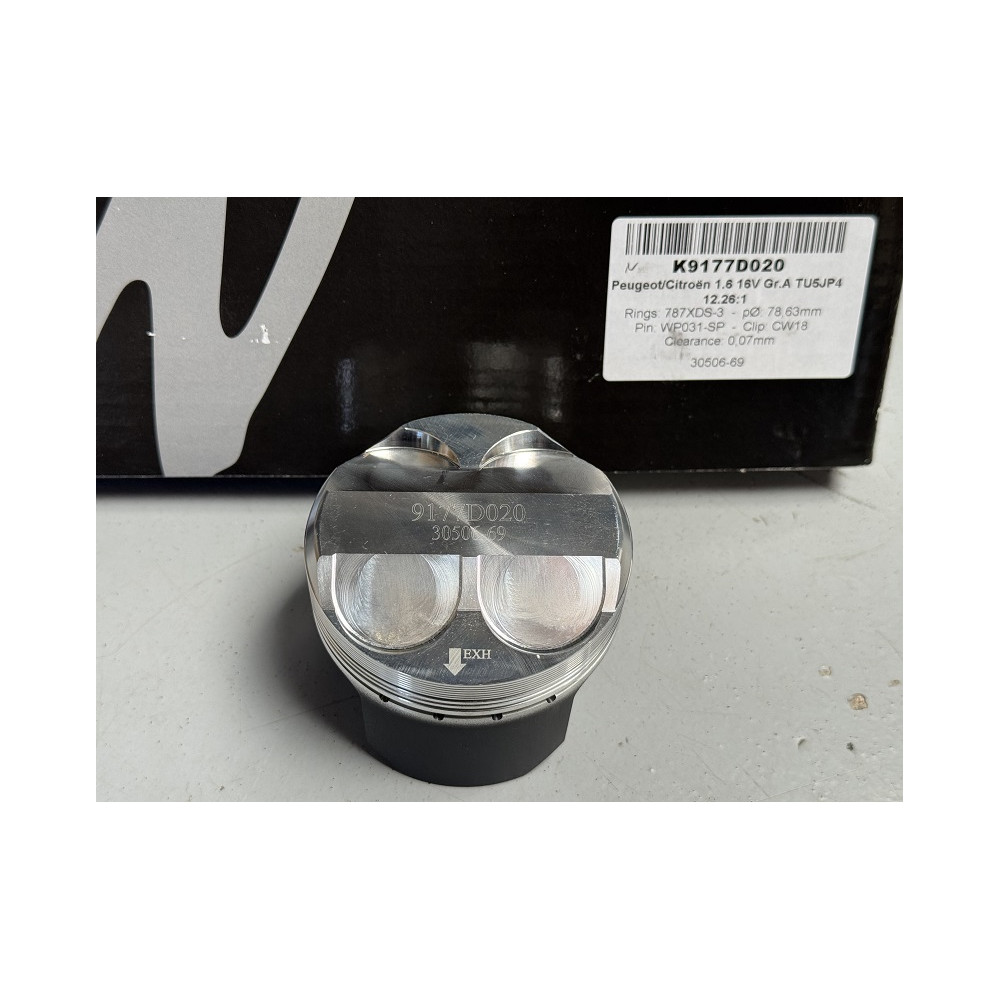 Jeu de 4 pistons forgés Wössner Ø78.7mm type C2R2Max