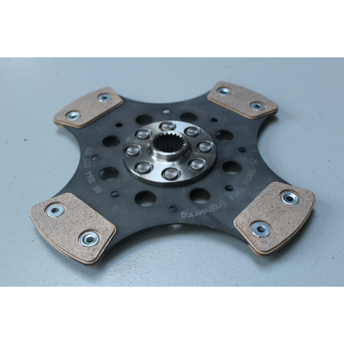 Disque d'embrayage Ø228mm 4 patins rigide 206 RC GrN et GrA
