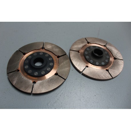 Jeu de disques d'embrayage CP614 Ø140mm avec moyeu 1" / 23 cannelures