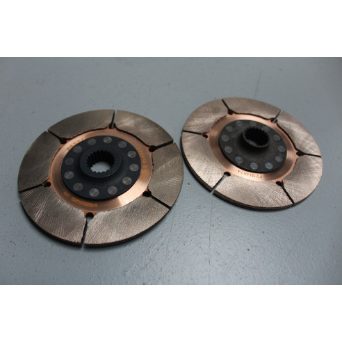 Jeu de disques d'embrayage CP614 Ø140mm avec moyeu 1" / 23 cannelures