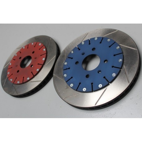 Jeu de disques de frein 106 / 205 / 309 Gr.A Ø315mm x 28mm avec bols alu Jeu de disques de frein 106 / 205 / 309 Gr.A Ø315mm x 28mm avec bols alu
