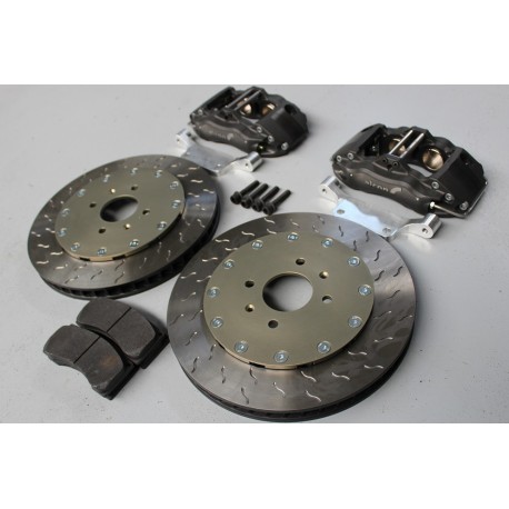 Kit freins AV ALCON 4 pistons - disques Ø330mm ep:32mm - plaquettes Mintex F4R